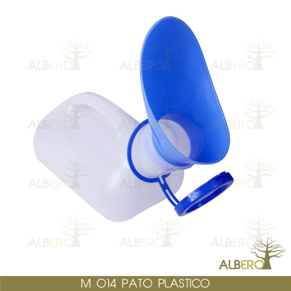 M-014 PATO PLASTICO ECO BLANCO