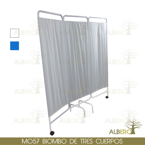 M-057 BIOMBO DE TRES CUERPOS