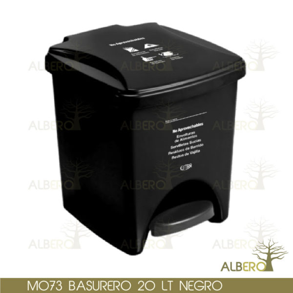 M-073 BASURERO DE 20LT DESECHO COMUN