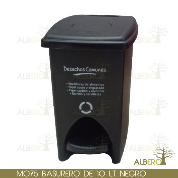 M-075 BASURERO DE 10LT DESECHO COMUN