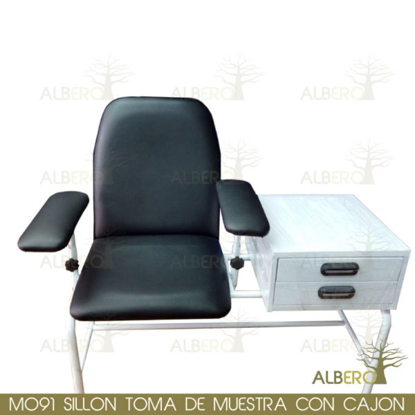 M-091 SILLON TOMA DE MUESTRA CON CAJONES