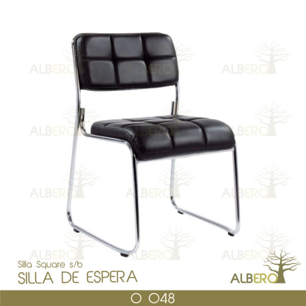 O-048 SILLA DE ESPERA SQUARE SIN BRAZOS